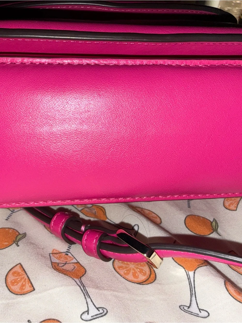 Kate spade Hot Pink Leather Mini Top-Handle Bag